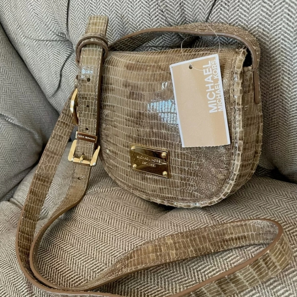 Michael Kors Tan Crossbody Bag - Picture 7 of 12